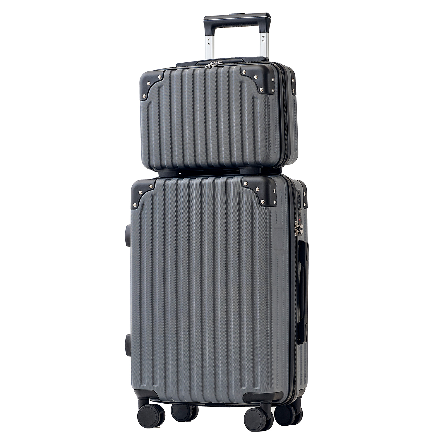 スーツケース Sサイズ キャリーケース キャリーバッグ sサイズ 機内持込可能 親子セットRIOU TSAロック かわいい 軽量 1〜3泊用 41L