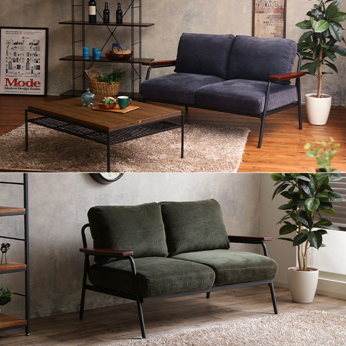 【gnu】Basquiat corduroy 2人掛けコーデュロイソファ g118006]【幅135cm】Basquiat 2人掛けコーデュロイソファ 2人掛け