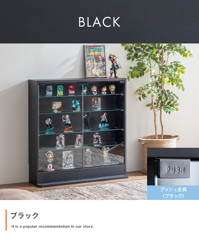 ディスプレイ 収納 推し活 コレクションケース 幅80cm×奥行18cm Legen