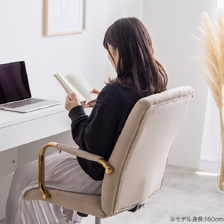 値下げ‼️アンティーク調「光Hikari」ベロアハイバックチェアー