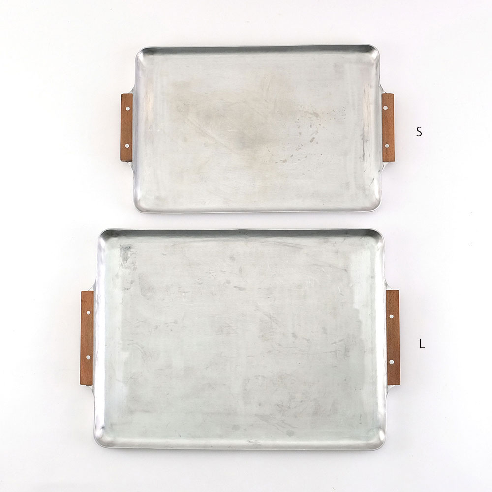 トレー アルミ おしゃれ 雑貨 日用品 アンティーク 業務用 配膳盆