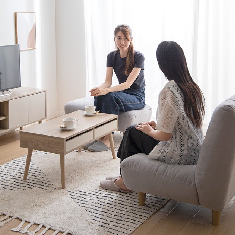 ソファ 一人掛け オットマン付き 1P もっちり ふわふわ おしゃれ