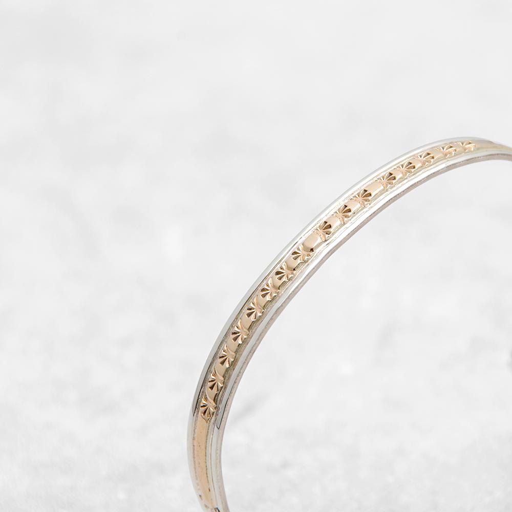 ナバホ インディアンジュエリー Indian Jewelry インディアンジュエリー Navajo Silver×14KGF Bangle