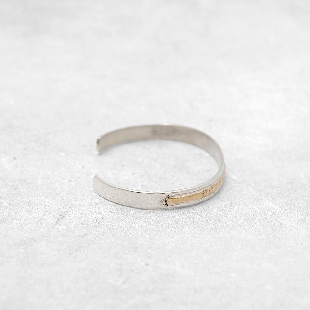 Indian Jewelry インディアンジュエリー Navajo Silver×14KGF Bangle