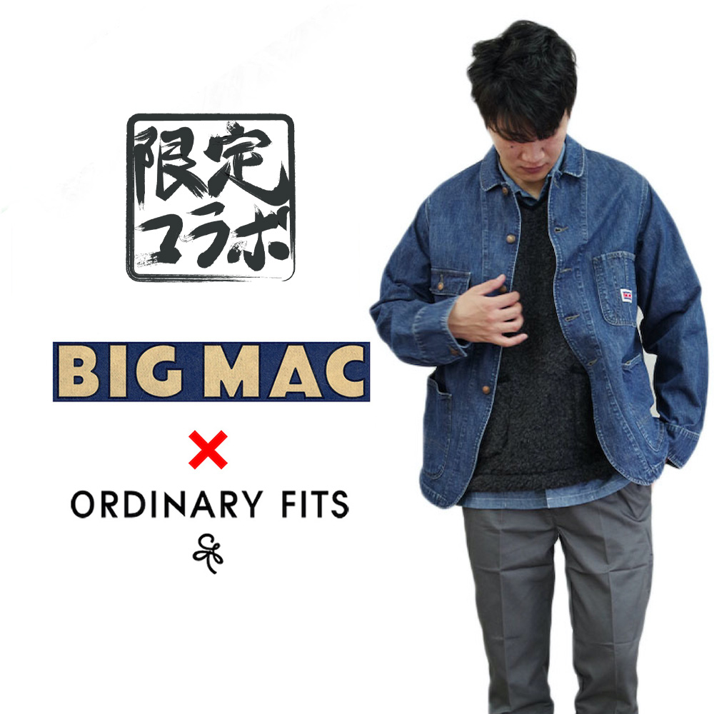 DENIM COVER-ALL BIG MAC made by ORDINARY FITS オーディナリーフィッツ