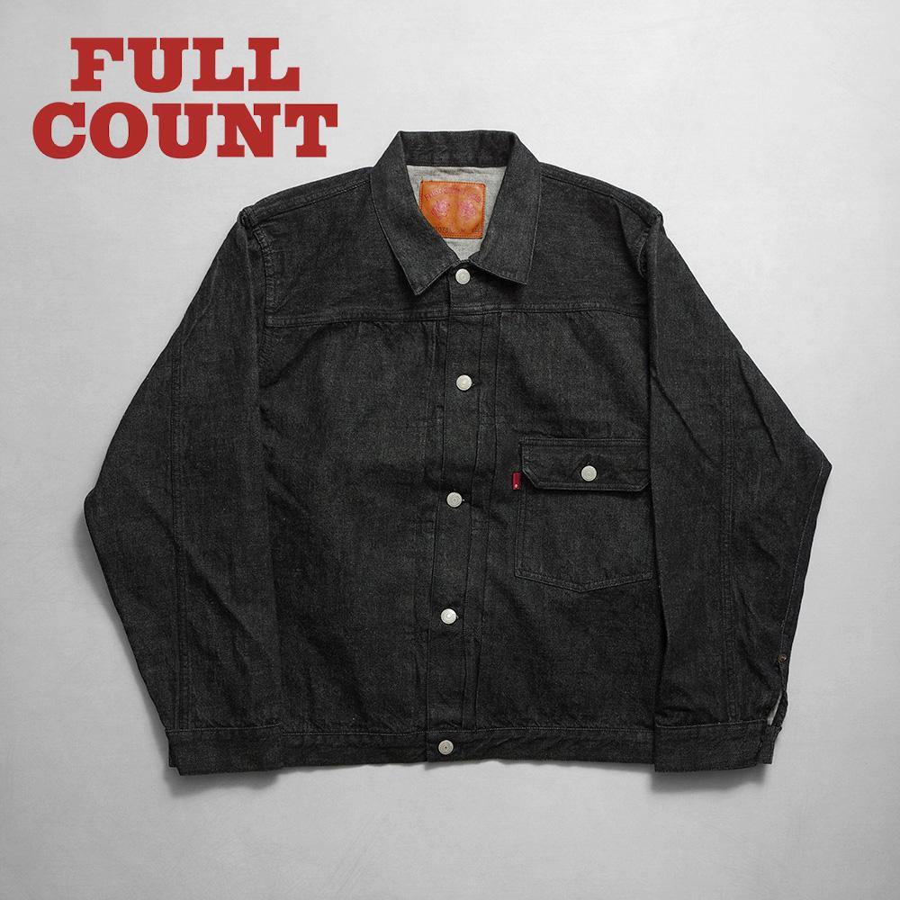 FULLCOUNT（フルカウント） 2107BK Type1 Black denim jacket ONE WASH