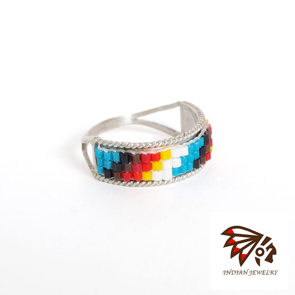 Indian Jewelry インディアンジュエリー Navajo beads ring Lucille