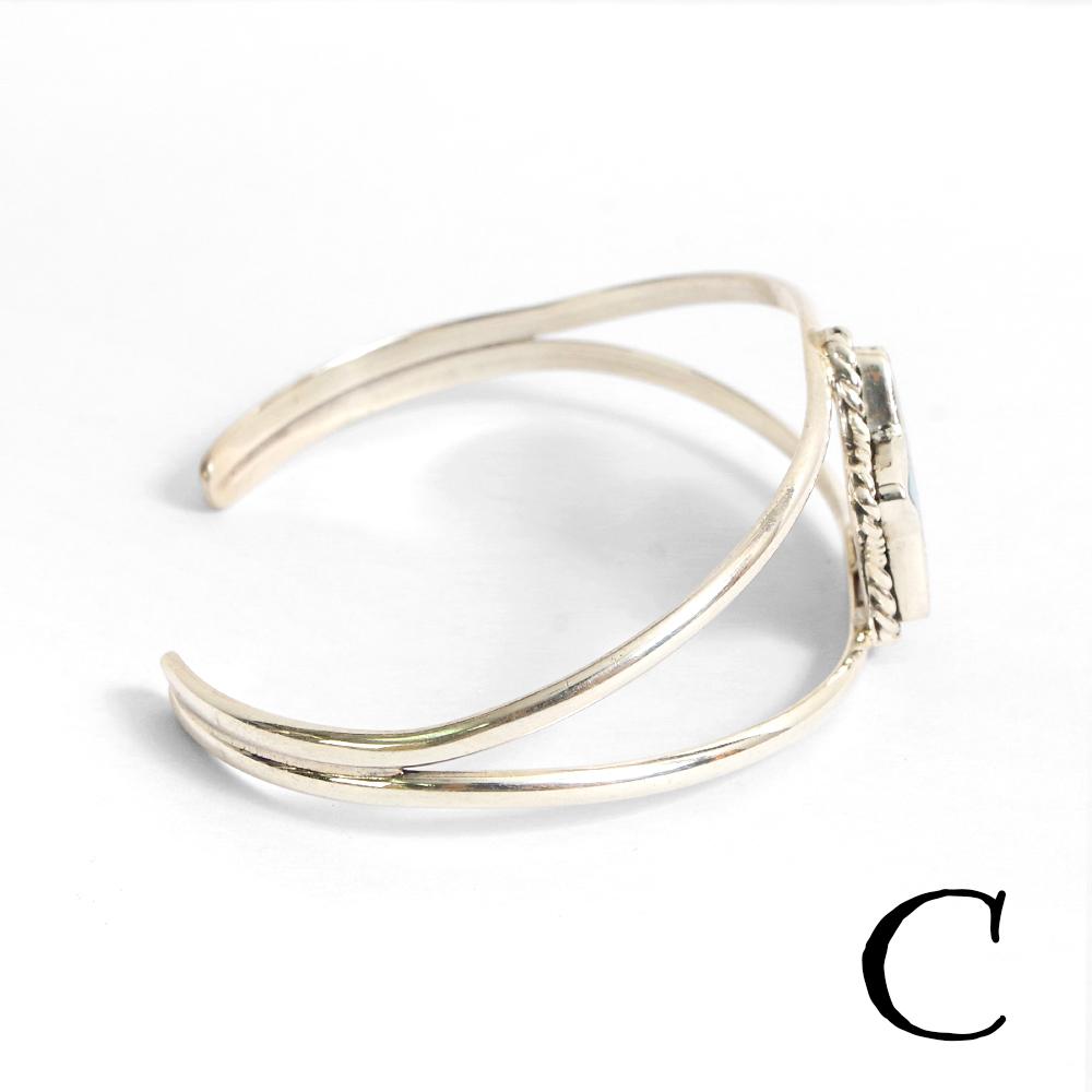 Indian Jewelry インディアンジュエリー Navajo Turquoise star bangle