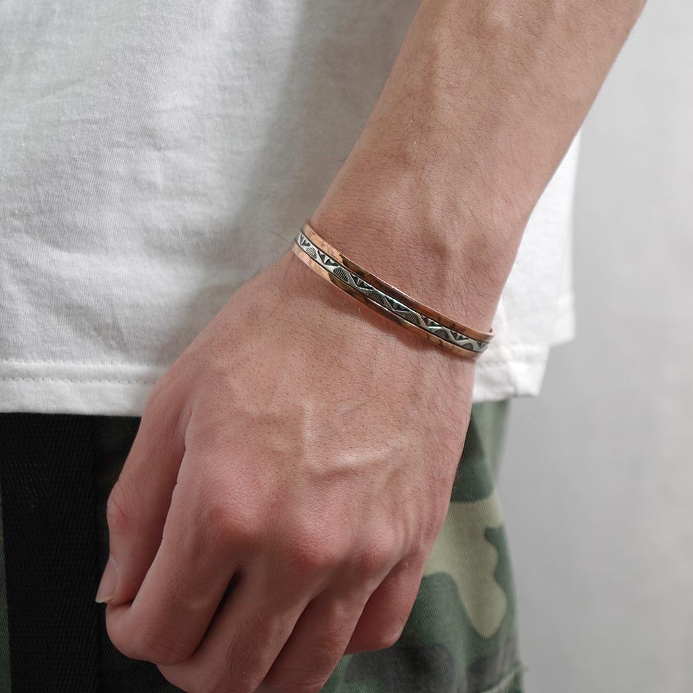 Indian Jewelry INDIAN JEWELRY Navajo copper×silver Bangle By