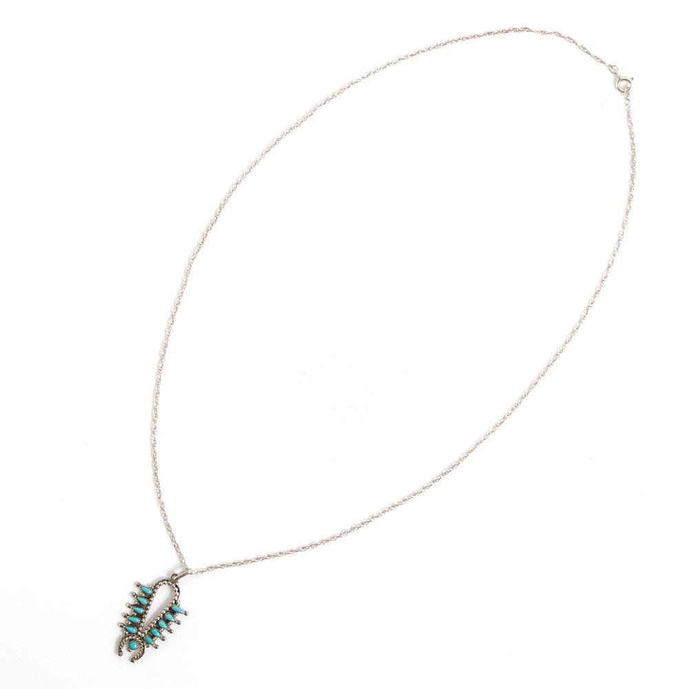 Indian Jewelry インディアンジュエリー ZUNI NAJA style pendant