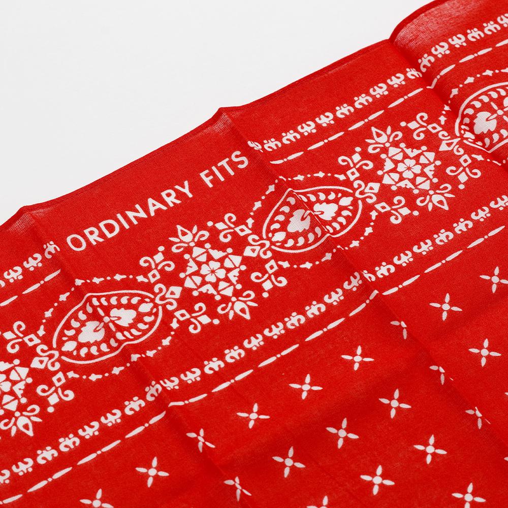 Ordinary fits（オーディナリーフィッツ） ORIGINAL BANDANA COTTON100