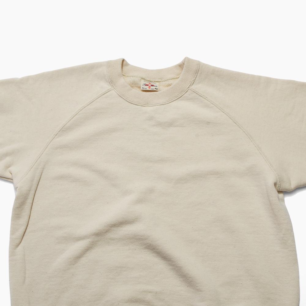 40/42 two moon 半袖スウェット キナリ 新品 トゥームーン Two Moon（トゥームーン） 10248-26 SEASON COLOR LOOPWHEEL RAGLAN S
