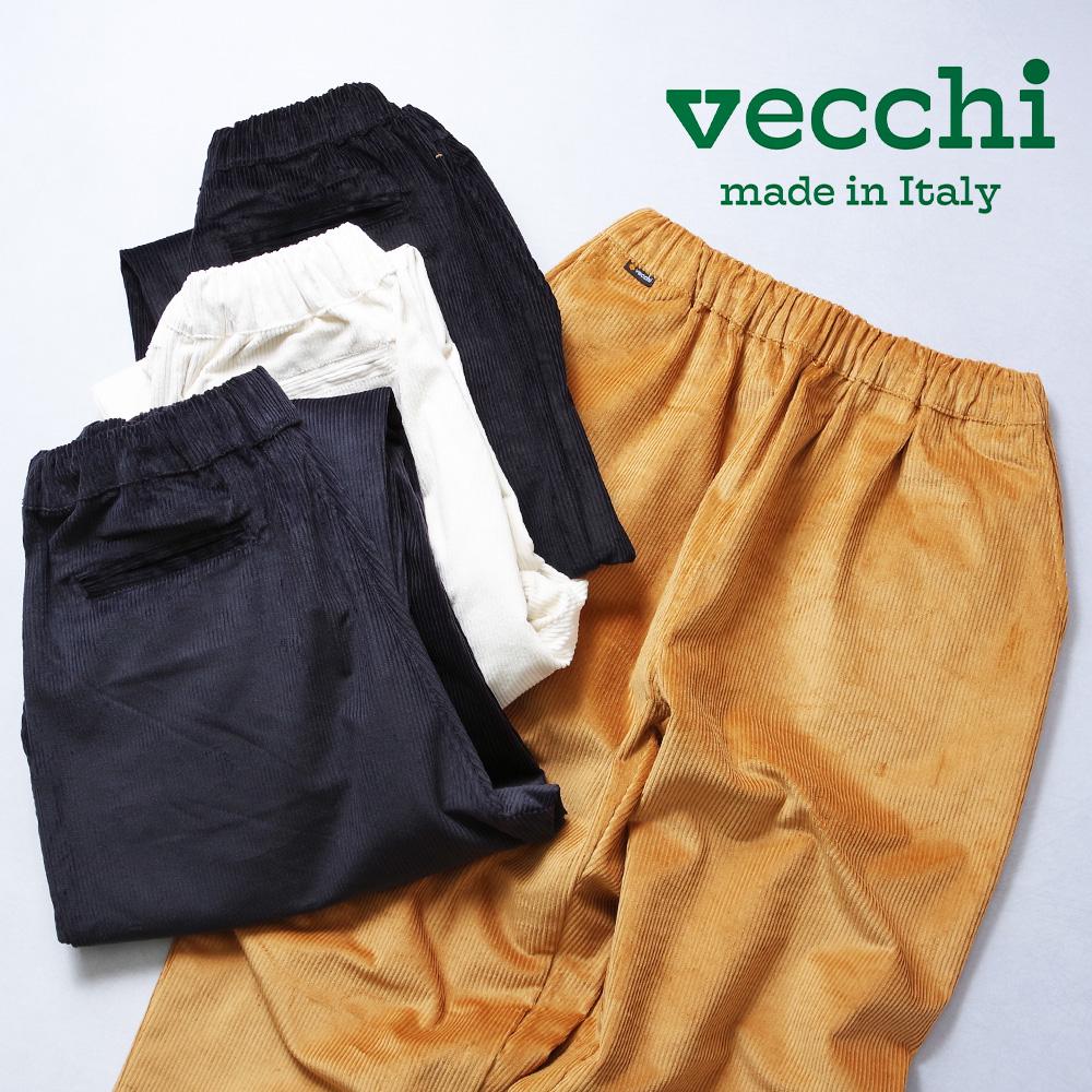 vecchi ベッキ Made In Italy Corduroy Easy Work Pants イタリア製