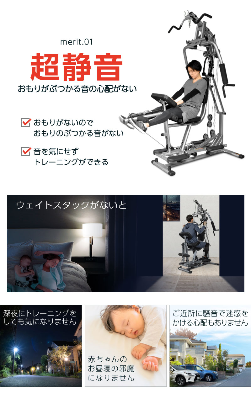 ライシン ホームジム 1台多役 静音設計 自重 総合 筋トレ マシン エクストラジム : ls-exgym : ライシン Yahoo!店 - 通販 -  Yahoo!ショッピング