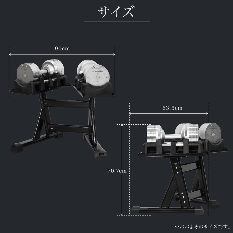 レビュー投稿で2年保証） プロバーベル 32.5kg 1.5kg刻み 2個 スタンド
