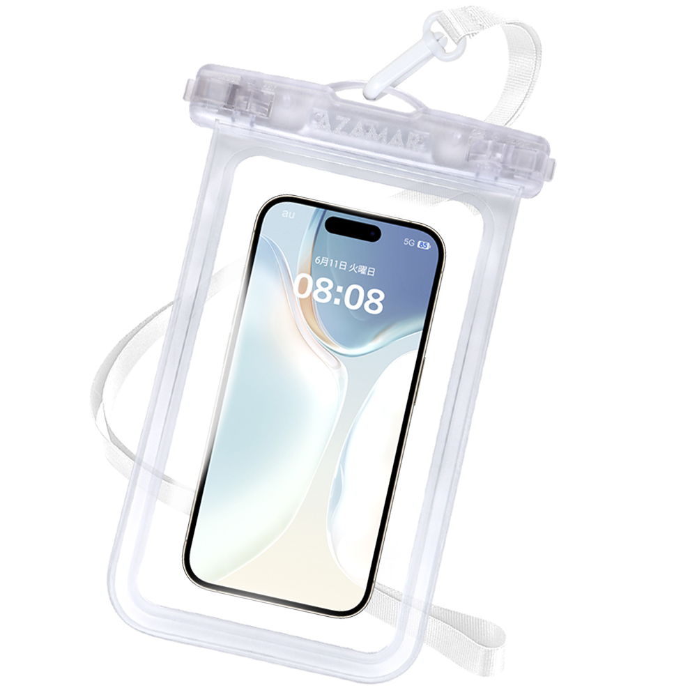 防水ケース スマホ防水ケース 防水スマホケース iphone 2個セット スマホ 操作可能 完全防水 IPX8認証 iPhone 顔認証 ネックストラップ付き 送料無料｜lzgp｜04