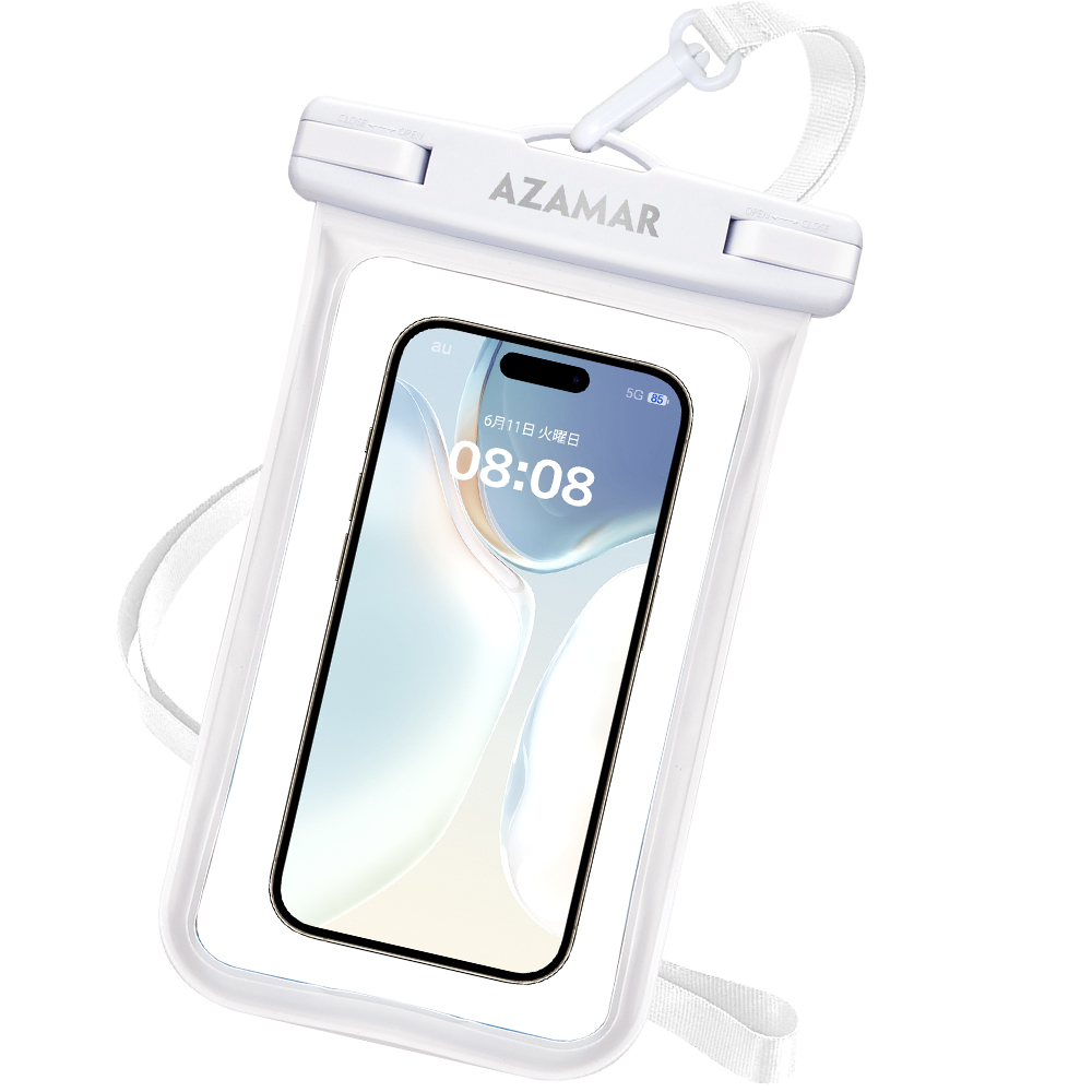 防水ケース スマホ防水ケース 防水スマホケース iphone 2個セット スマホ 操作可能 完全防水 IPX8認証 iPhone 顔認証 ネックストラップ付き 送料無料｜lzgp｜03
