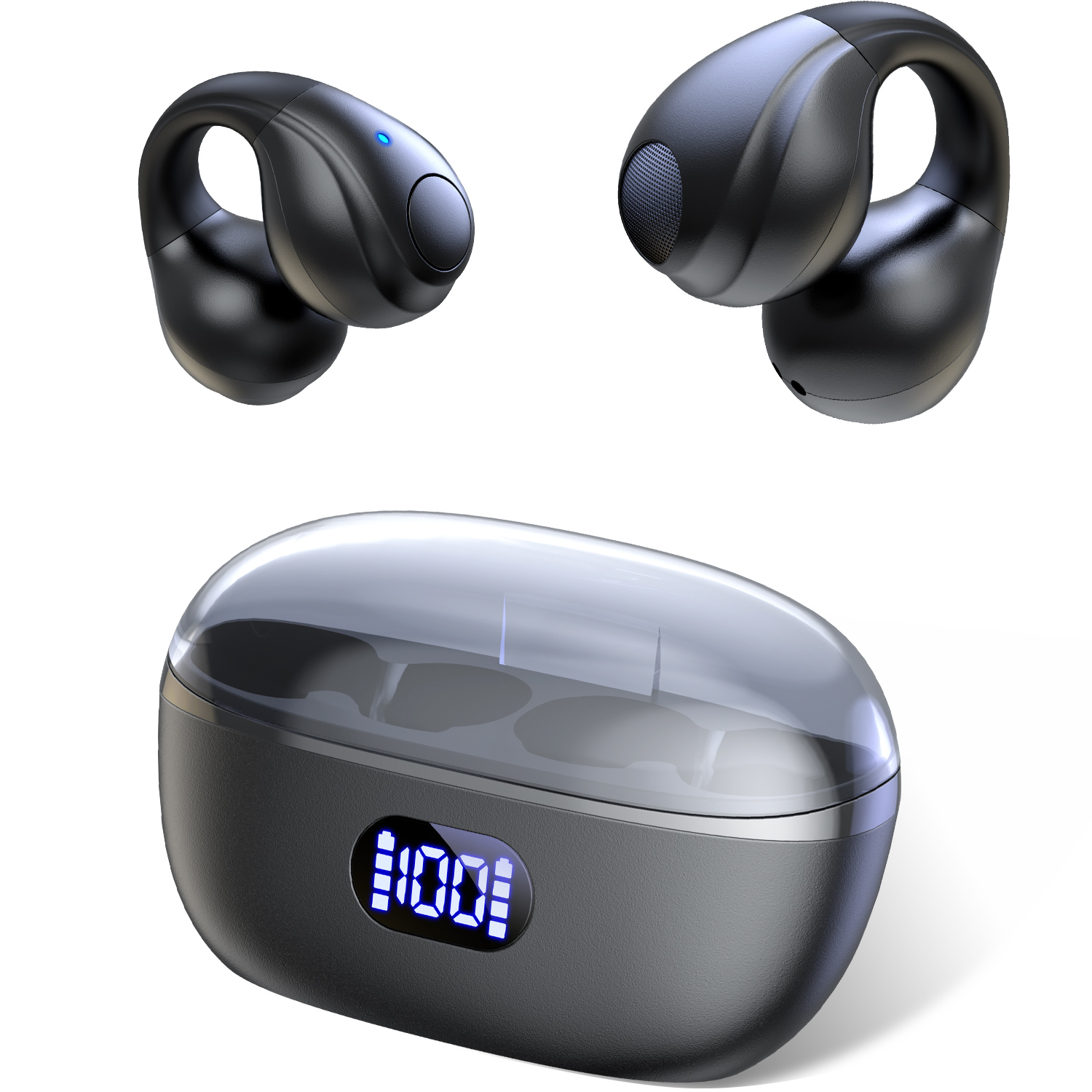 ワイヤレスイヤホン Bluetooth5.4 高音質 爆買 空気伝導 耳を塞がない