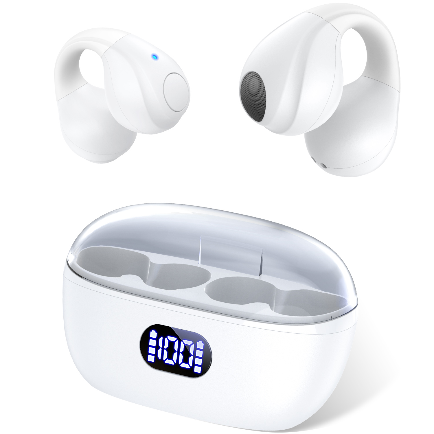 ワイヤレスイヤホン Bluetooth5.4 高音質 爆買 空気伝導 耳を塞がない