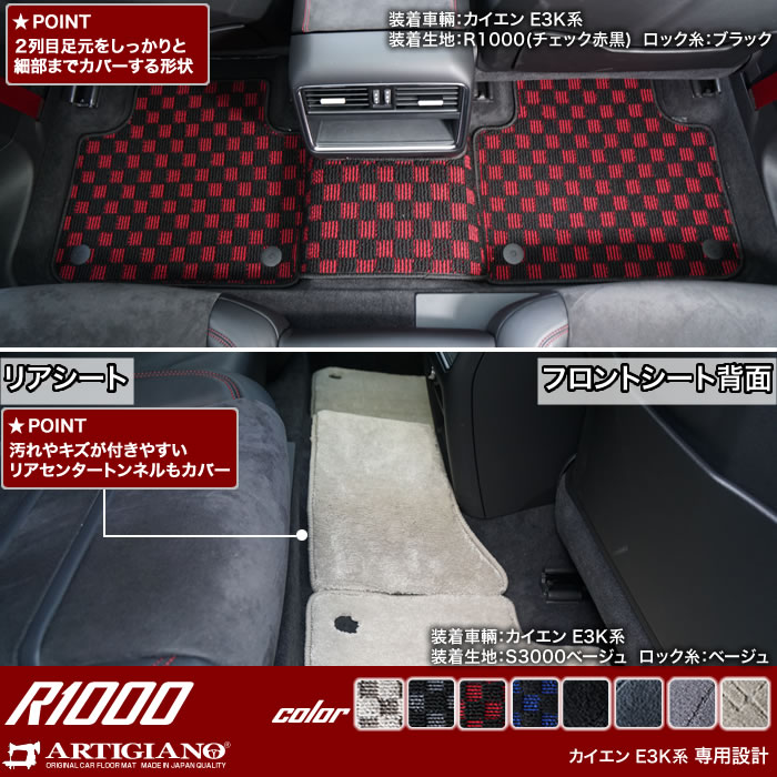 ポルシェ カイエン カイエンクーペ フロアマット + ラゲッジ