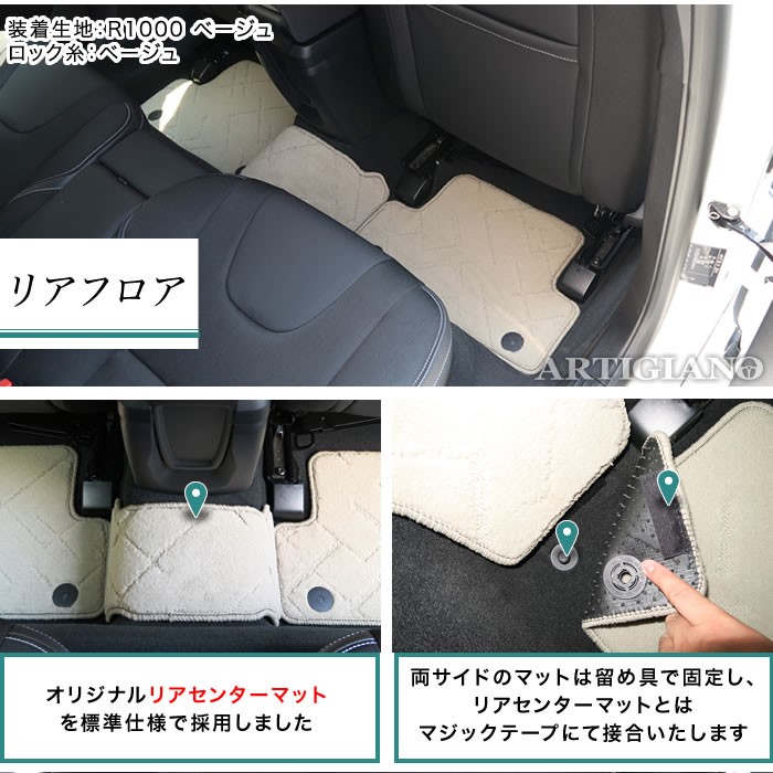 ボルボ（VOLVO） V40 (MB/MD) 右ハンドル フロアマット 5枚組 (