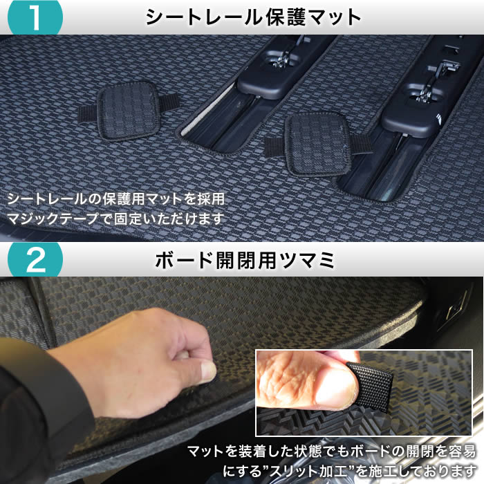 アルファード 30系 専用 ラゲッジマット トランクマット ラバー