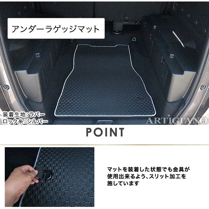フリードプラス　ラバー製ラゲッジマット フリード フリード+(プラス)/フリード+ハイブリッド GB系 アンダー