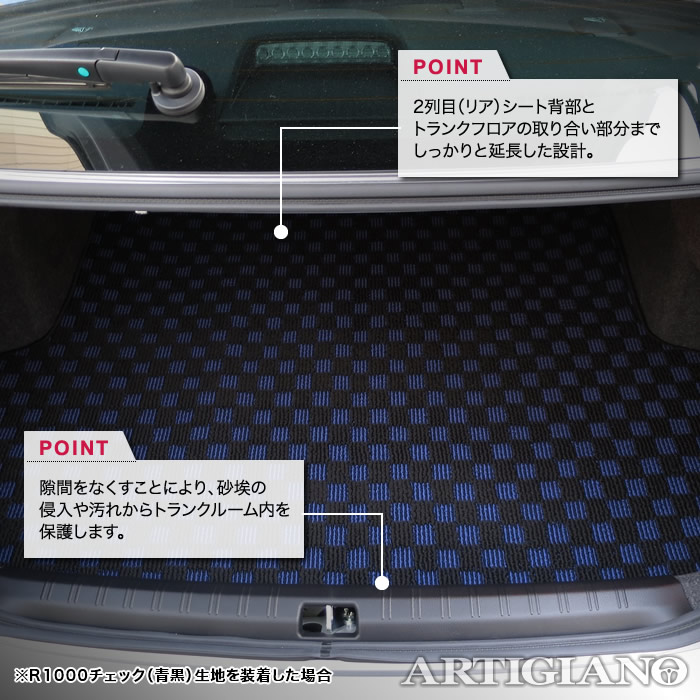 WRX S4 S4/STI VAG/VAB フロアマット+ラゲッジマット(トランク