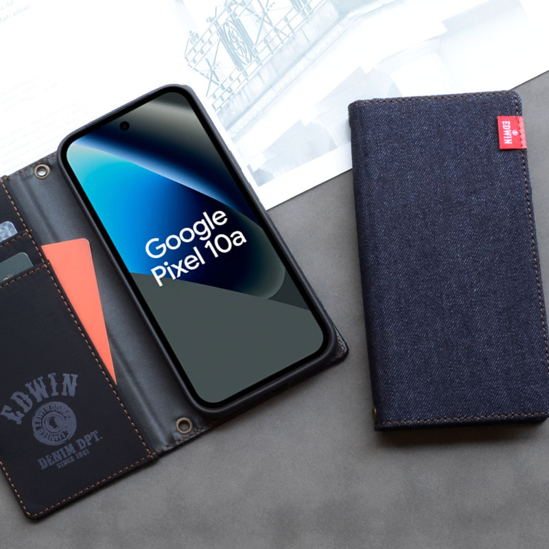 EDWIN（エドウィン） Google Pixel 10a ケース 手帳型 エドウイン
