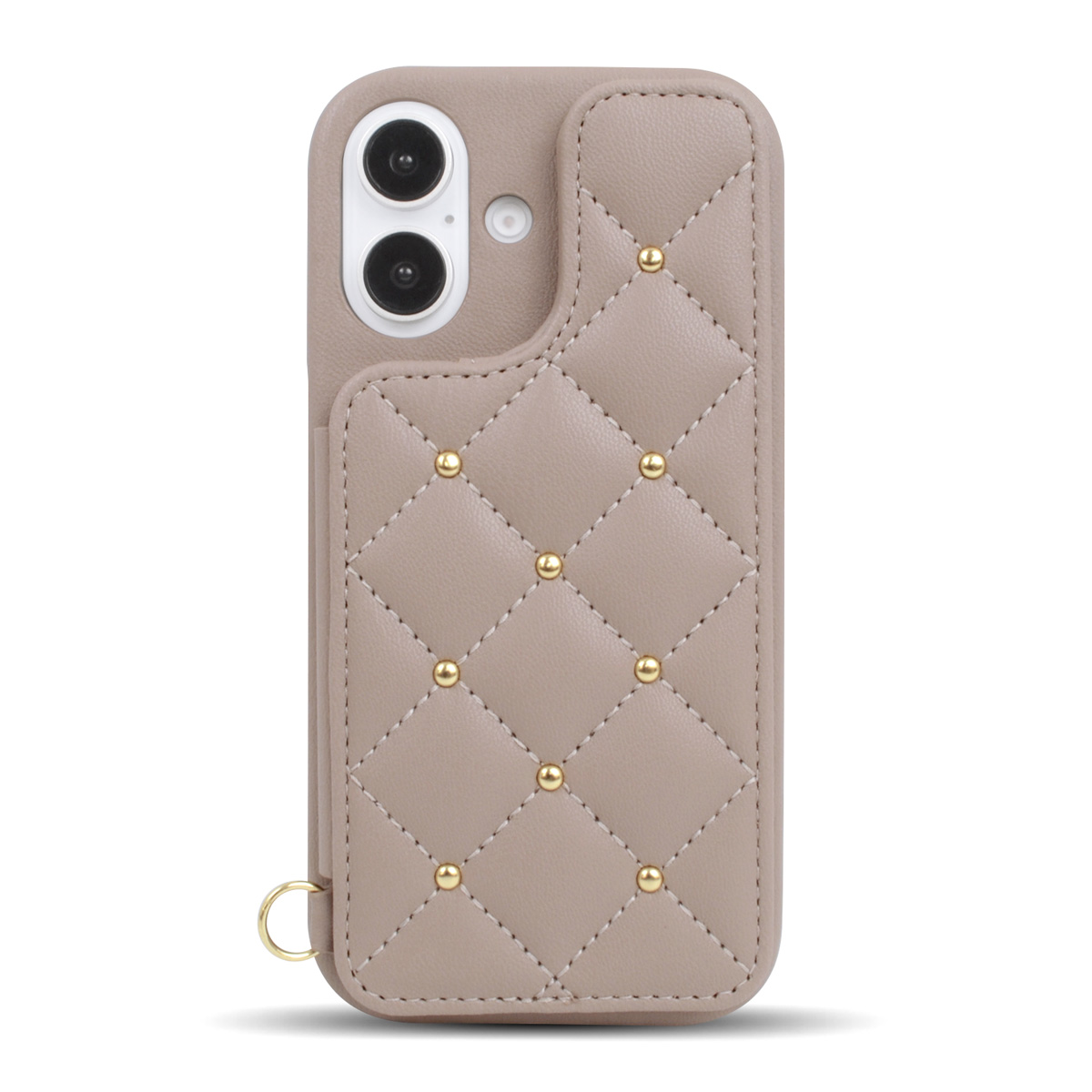 CECIL McBEE（セシルマクビー） iPhone17 ケース キルティング 背面