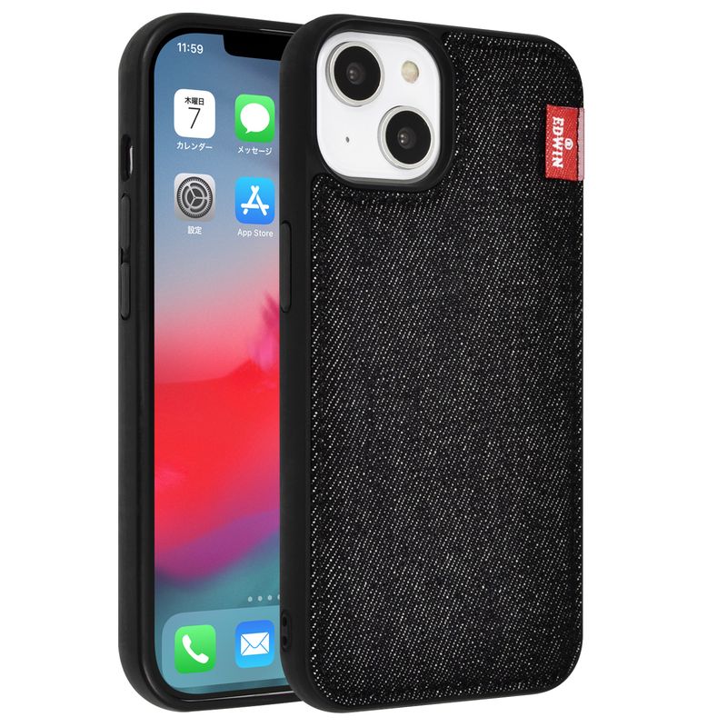 EDWIN（エドウィン） スマホケース iPhone14 薄型 iPone14Pro デニム