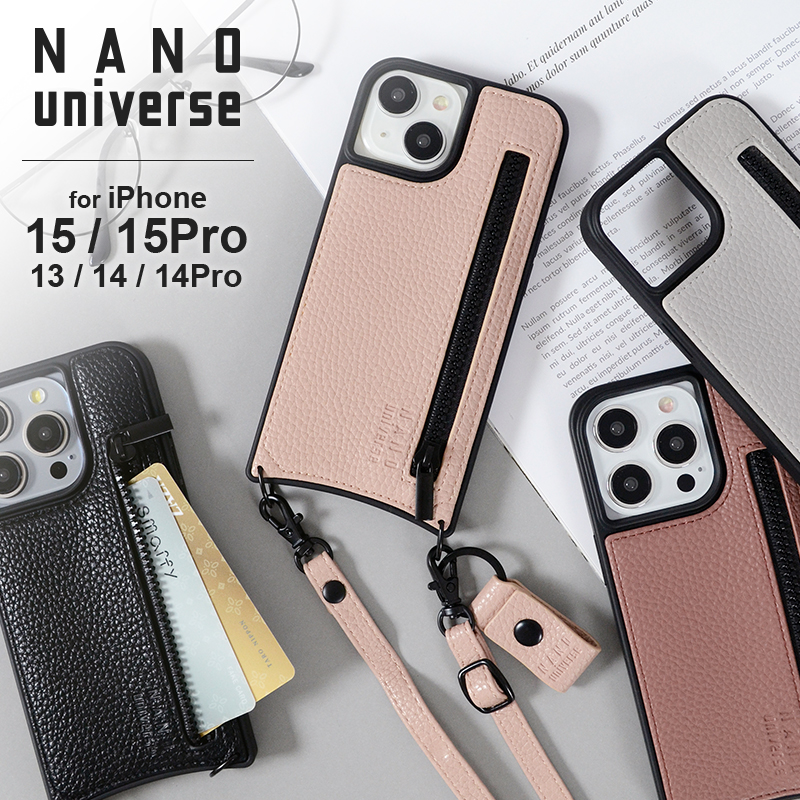 スマホショルダー メンズ レディース ブランド nano universe ナノ