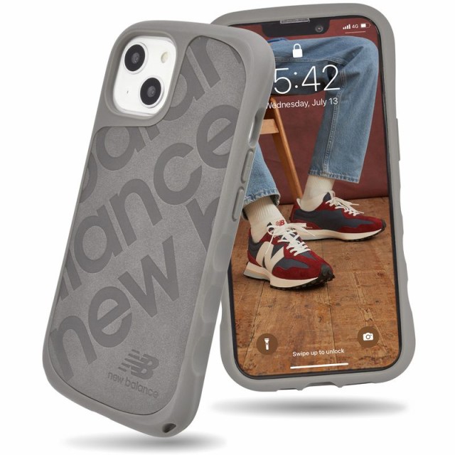 ニューバランス New Balance スマホケース iPhone15 iPhone14 iPhone13 ケース 耐衝撃 スタンプロゴ iphone13 iphone14 iphone15 背面 ケース