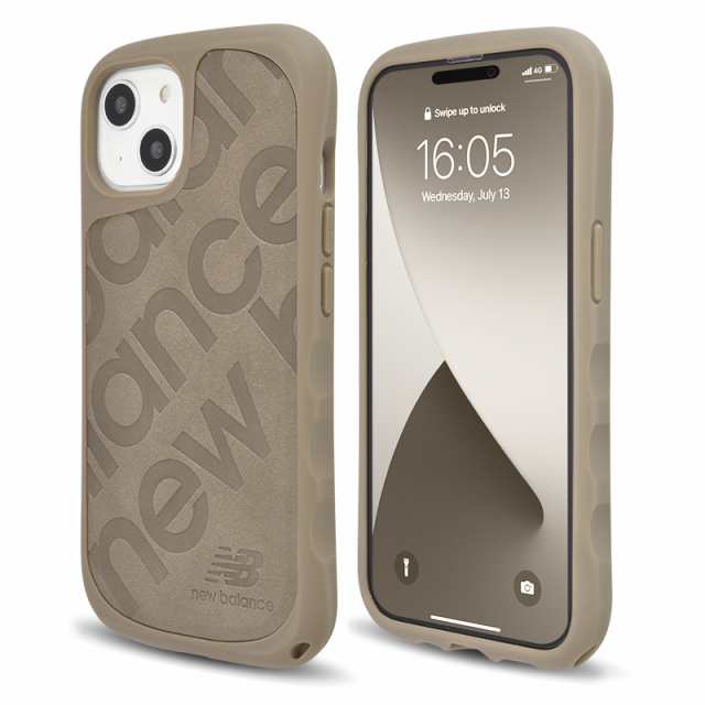 スマホケース iPhone15 ケース 耐衝撃 ブランド New Balance ニューバランス 耐衝撃 ケース スタンプロゴ iphone15  ケース ブランド かっこいい 人気