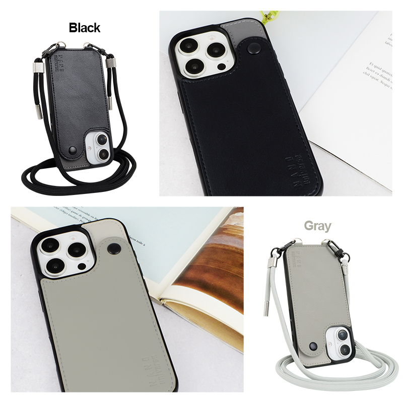 iPhone等ショルダータイプのスマホケースPremiere Natural