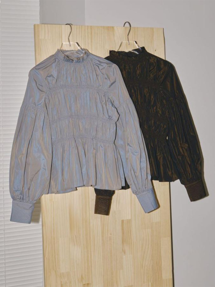【売れ筋商品|||OUTLET SALE】TODAYFUL トゥデイフル 即日発送 LIFE's ライフズ  Chambray Shirring Blouse 12320411 ブラウス TODAYFUL 【OUTLET SALE】TODAYFUL トゥデイフル 即日発送
