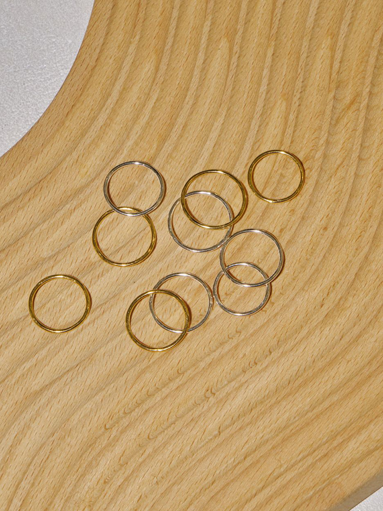TODAYFUL トゥデイフル 即日発送 LIFE's ライフズ Thin Ring 5 Set