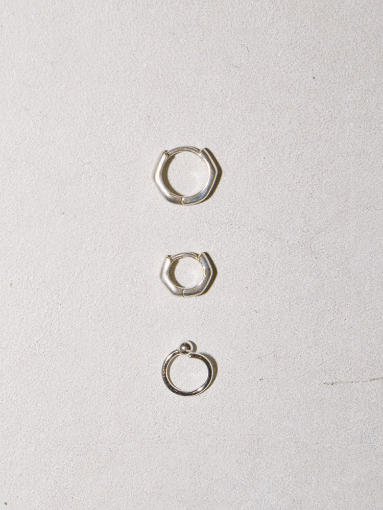 TODAYFUL トゥデイフル 即日発送 LIFE's ライフズ Mini Hoop Pierce 3