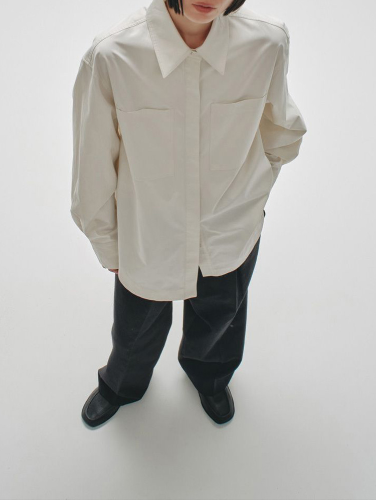 Spiral Embroidery Shirt by mSquare (Woven Top) | Artful Home