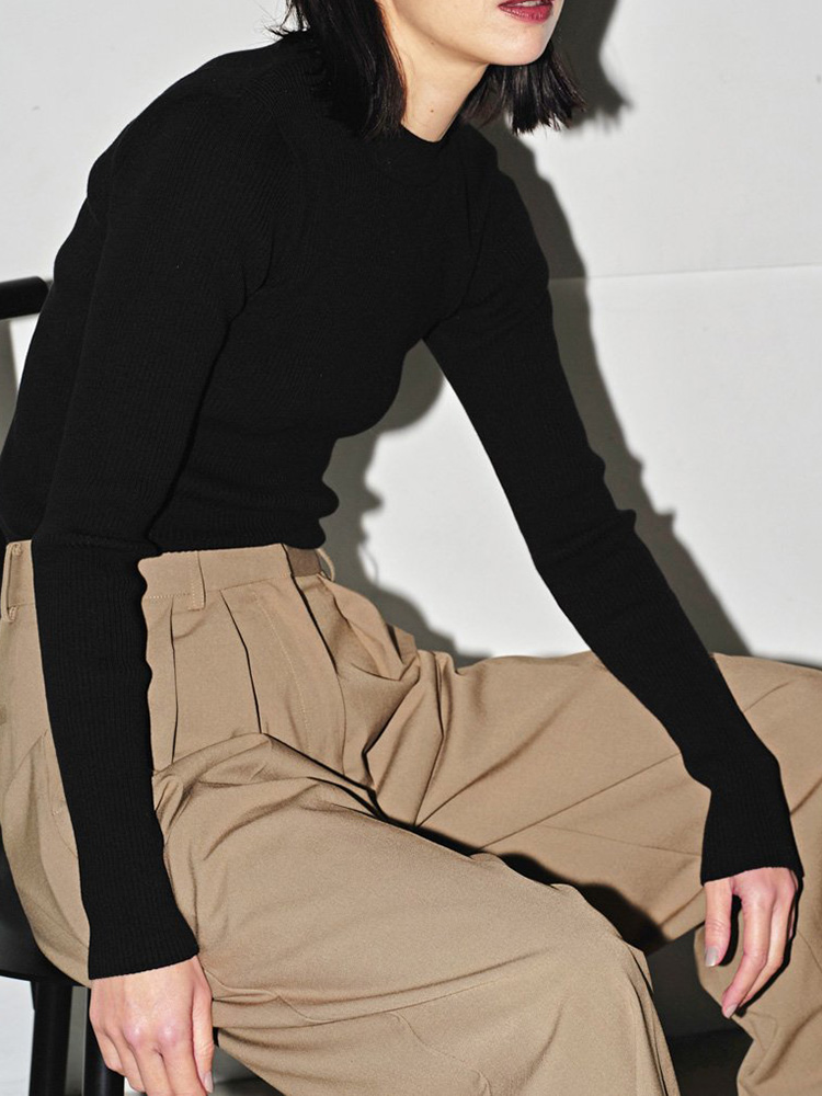 Todayful トゥデイフル ハーフジップリブニット TODAYFUL（トゥデイフル）の「TODAYFUL Halfzip Rib Knit ハーフ