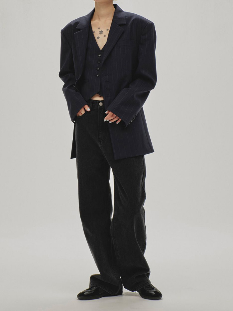 トゥデイフル TODAYFUL 即日発送 LIFE's ライフズ Stripe Over Jacket