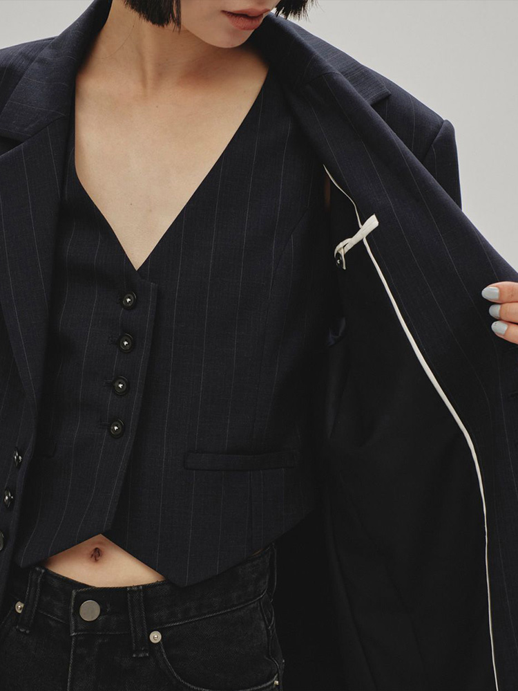 トゥデイフル TODAYFUL 即日発送 LIFE's ライフズ Stripe Over Jacket