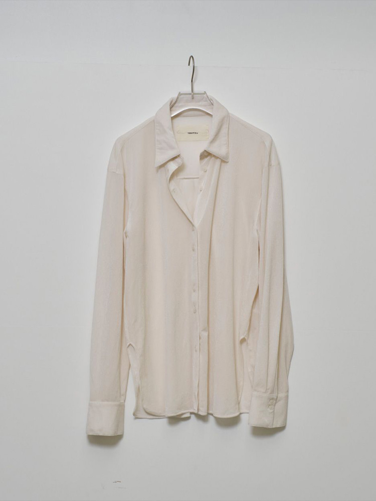 【新品】TODAYFUL Roundhem Velour Shirts ECRU TODAYFUL 【SALE】TODAYFUL トゥデイフル 即日発送 LIFE's