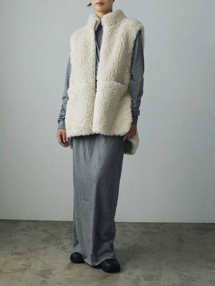 ANAYI ファーベスト　ベスト anuke 【限定SALE】 アンヌーク 即日発送 Eco Fur Vest 62420102