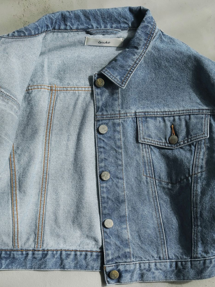 anuke（アンヌーク） 【SALE】アンヌーク 即日発送 Short Denim Jacket