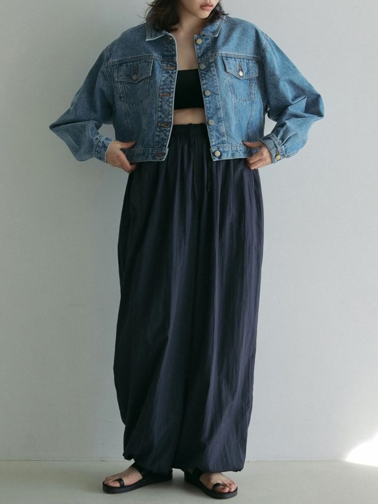 anuke（アンヌーク） 【SALE】アンヌーク 即日発送 Short Denim Jacket