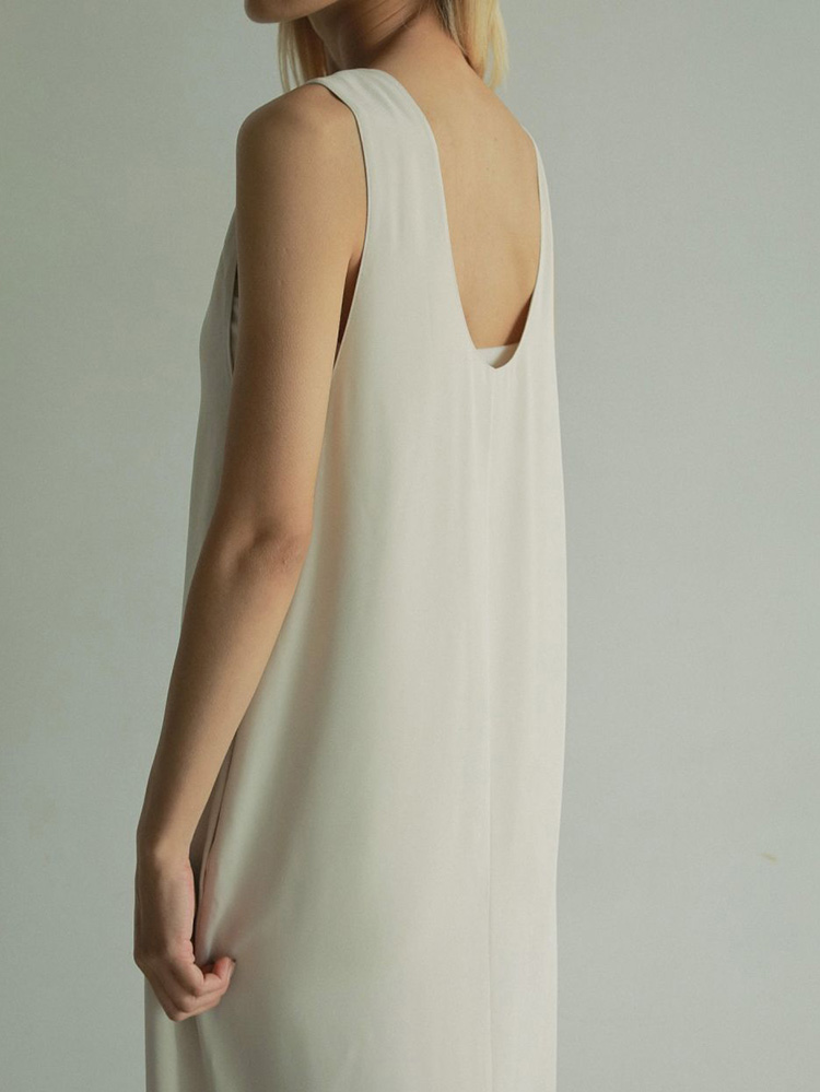 anuke（アンヌーク） 即日発送 Twill Uneck Onepiece 62510306 ツイルU