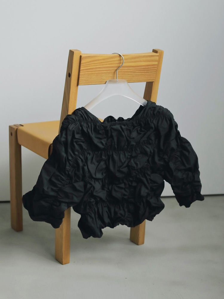 anuke アンヌーク 即日発送 Typewriter Shirring Tops 62510427