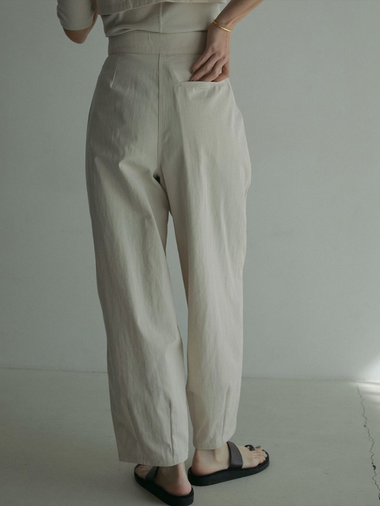 anuke（アンヌーク） 【SALE】アンヌーク 即日発送 Twill Cocoon Pants