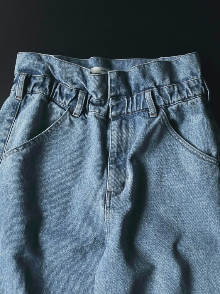 anuke（アンヌーク） 即日発送 Waist Tuck Denim ウエストタックデニム